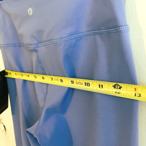 90 Degree By Reflex, Leggings, Lana Everyday Lux Crossover Crop Tight, Blue. XS - Picture 9 of 12